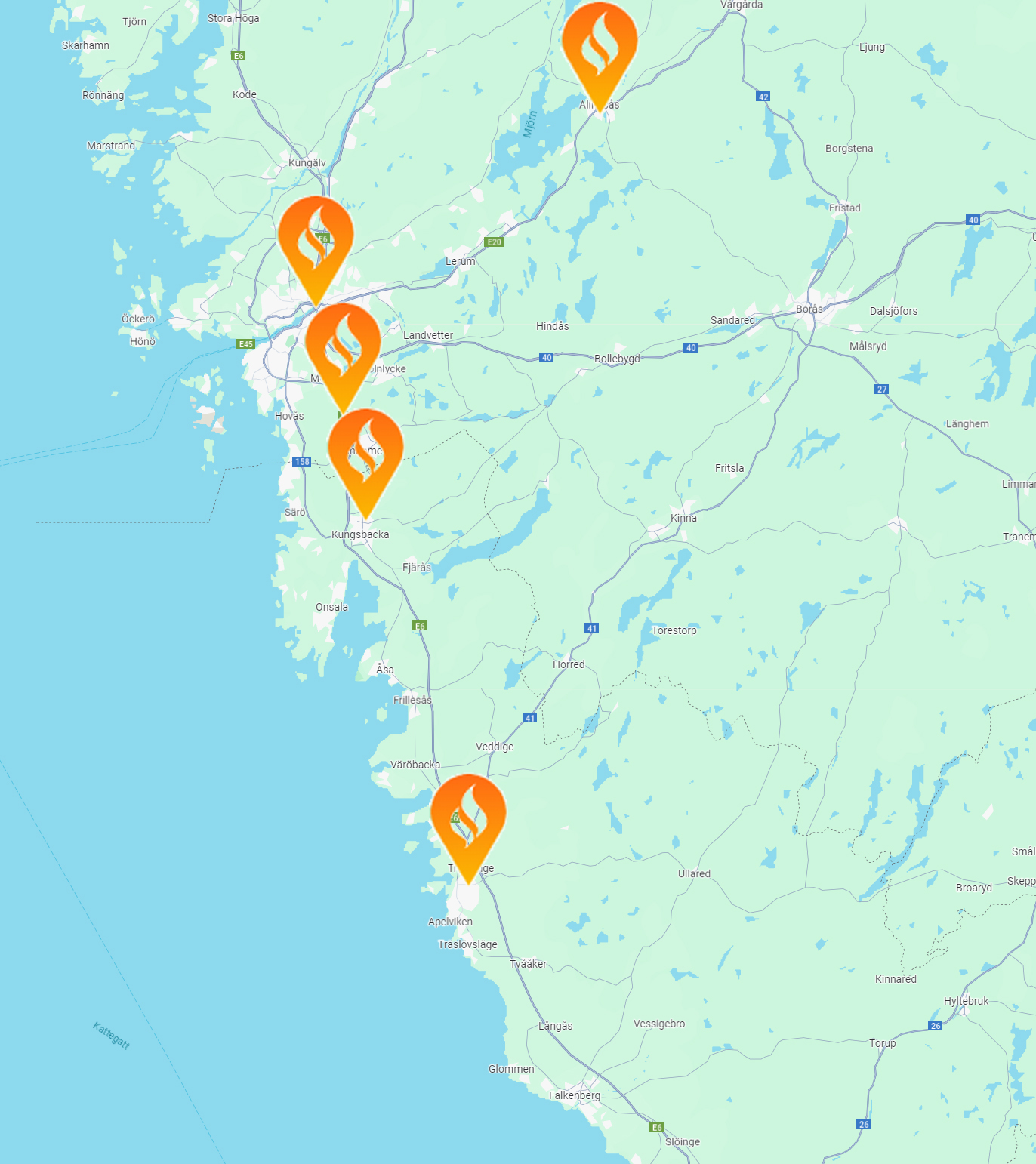 Eldabutikerna runt Göteborg - Eldabutiken